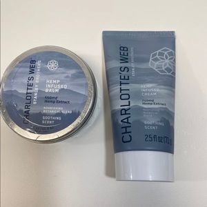 Charlotte’s web Hemp Infused cream and balm
